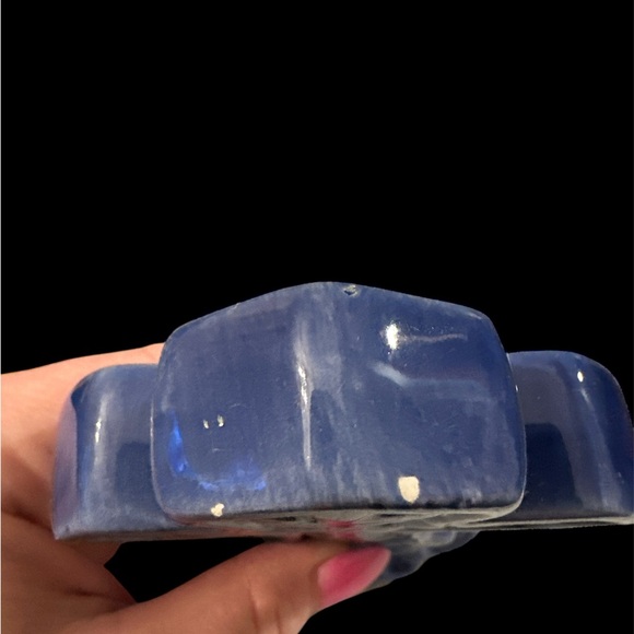 Blue Ceramic Cross Decor - Picture 2 of 2